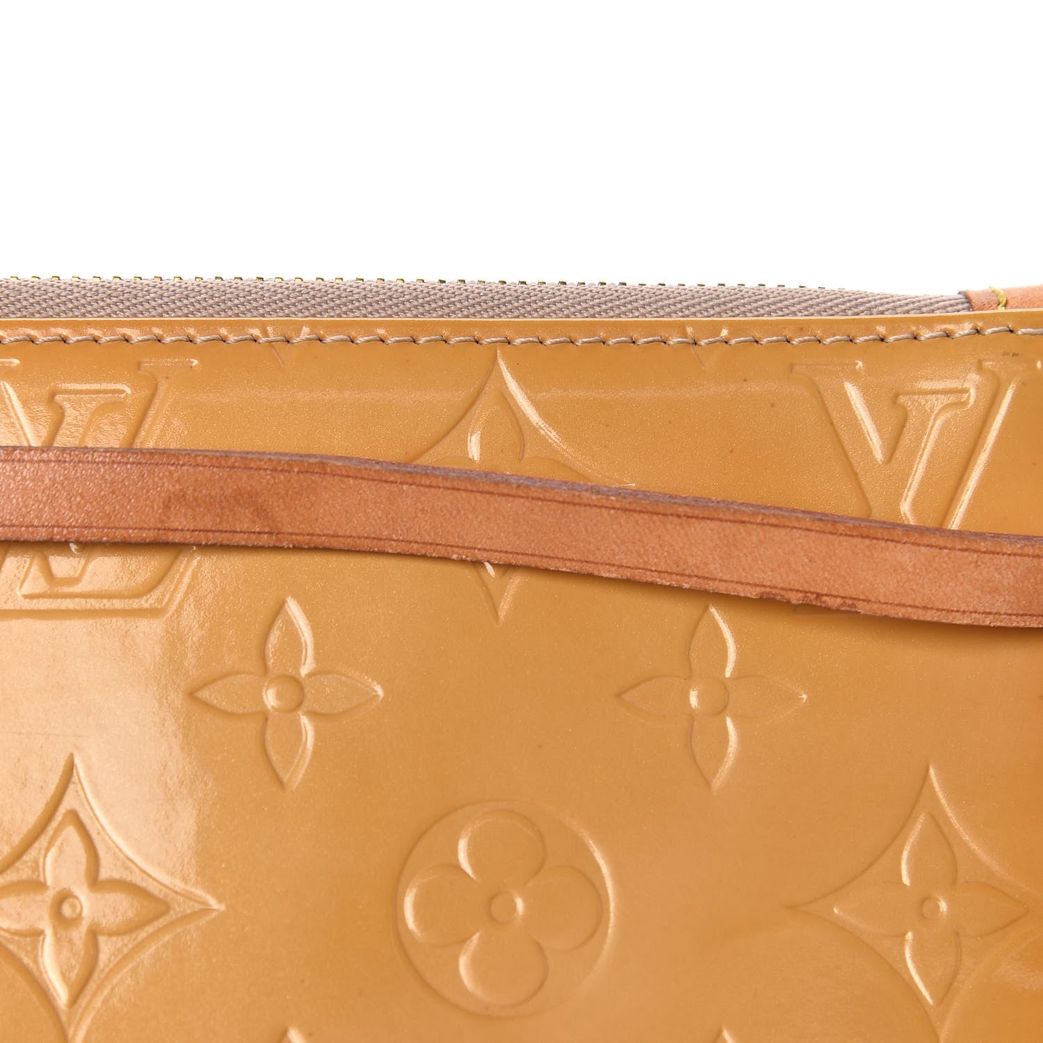 Louis Vuitton Vernis Lexington Pochette Beige 9 of 13