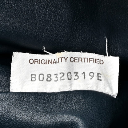 Bottega Veneta Smooth Butter Calf The Pouch Oversized Clutch Deep Blue 6 of 10