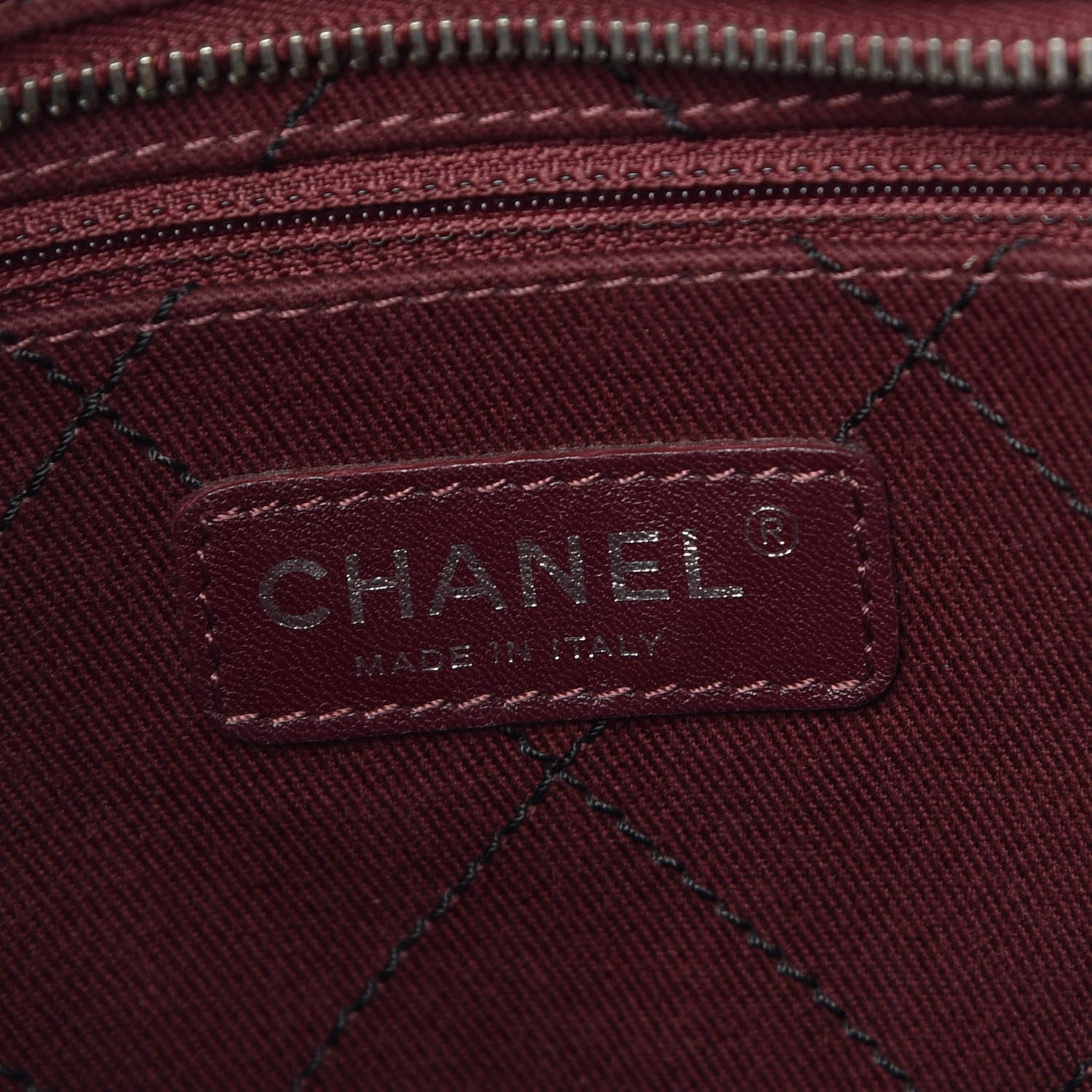 Chanel Grained Calfskin Shopping Fever Tote Black 7 of 8
