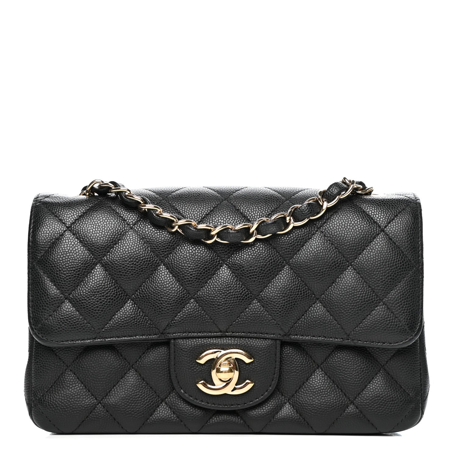 Chanel Caviar Quilted Mini Rectangular Flap Black 1 of 12
