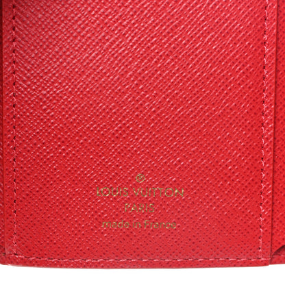 Louis Vuitton Damier Ebene Studded Victorine Wallet Cherry 6 of 6