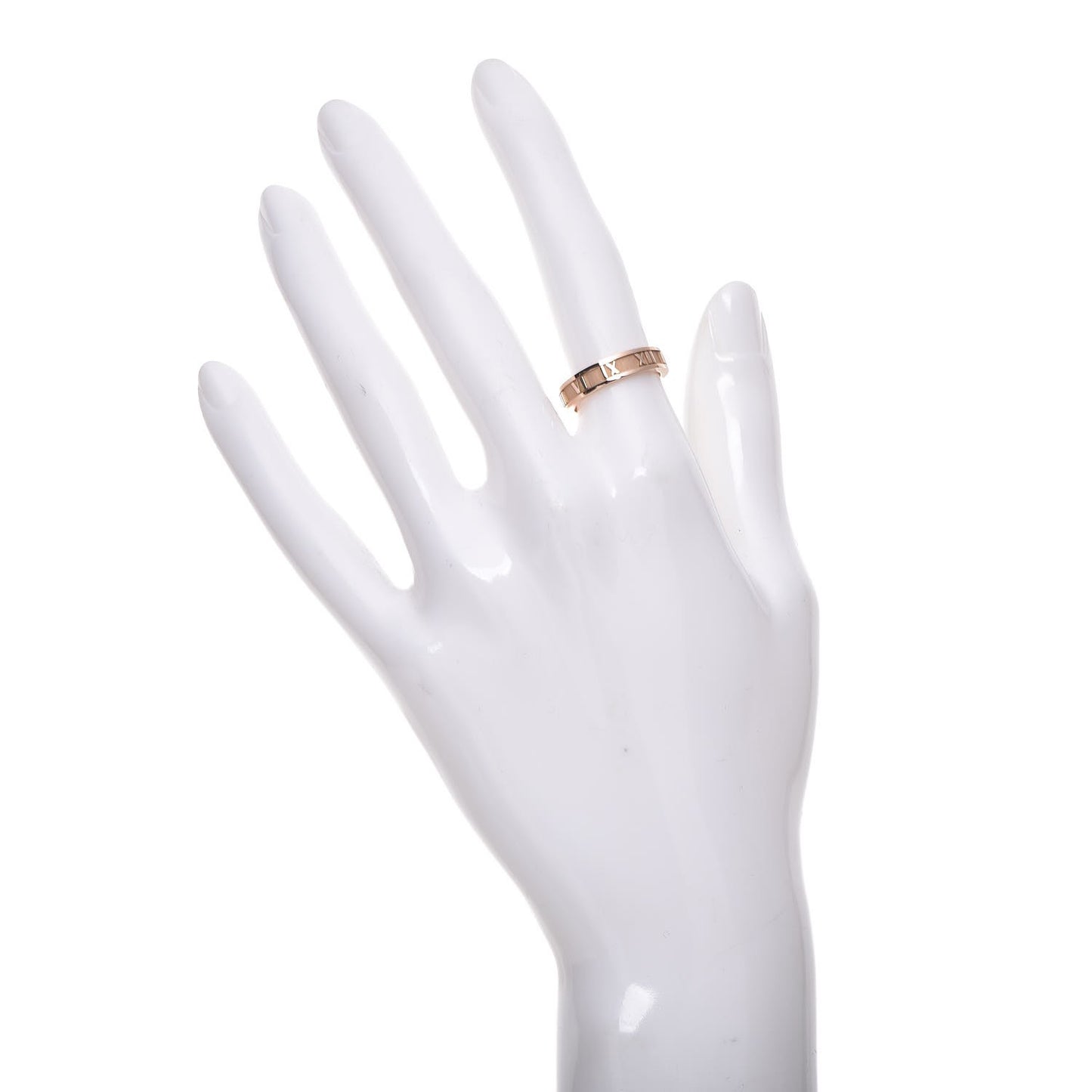 18K Rose Gold Atlas Ring 50 5.5
