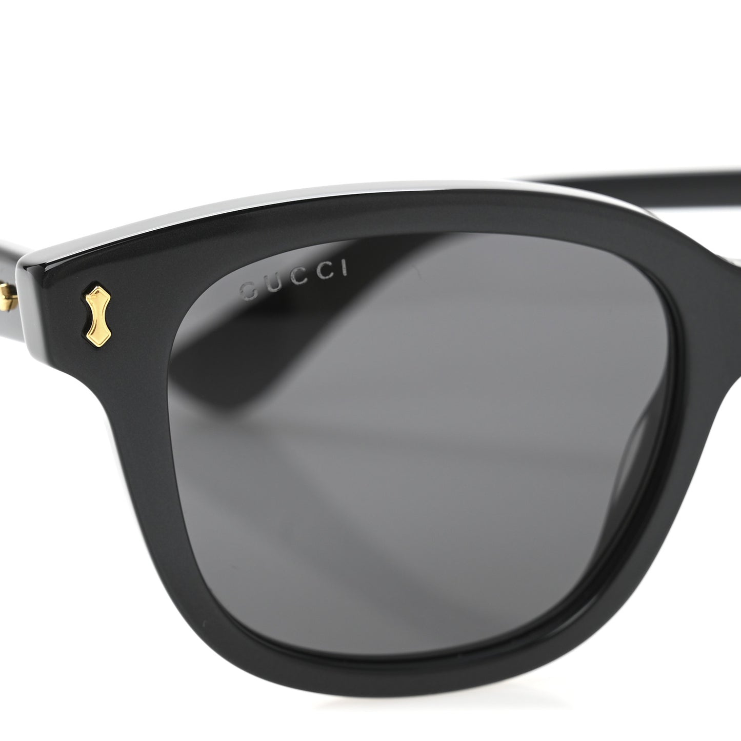 Acetate Square Frame Sunglasses GG164S Black
