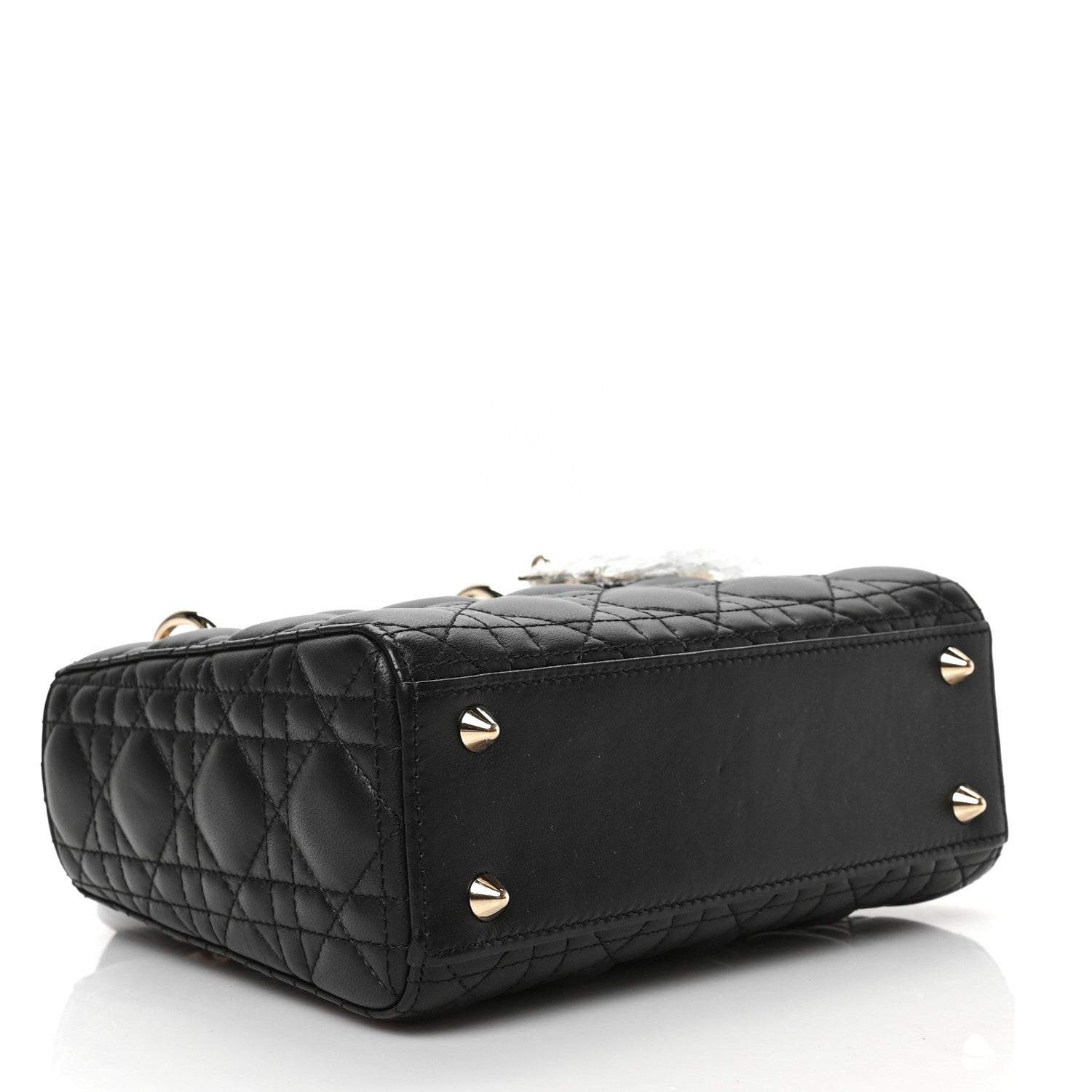 Christian Dior Lambskin Cannage Small My ABCDior Lady Dior Black 4 of 8