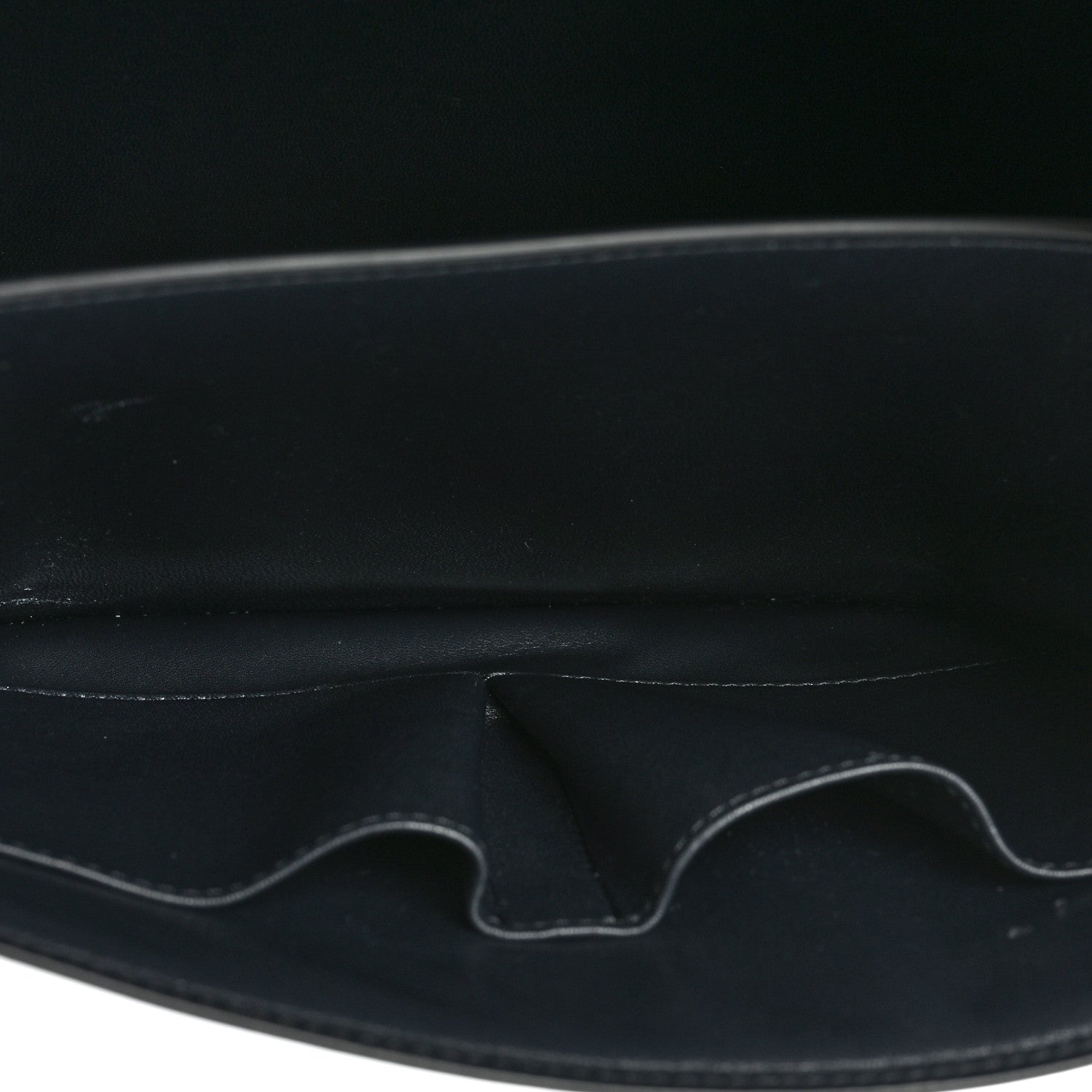 Celine Box Calfskin Medium Classic Box Flap Bag Navy 6 of 12