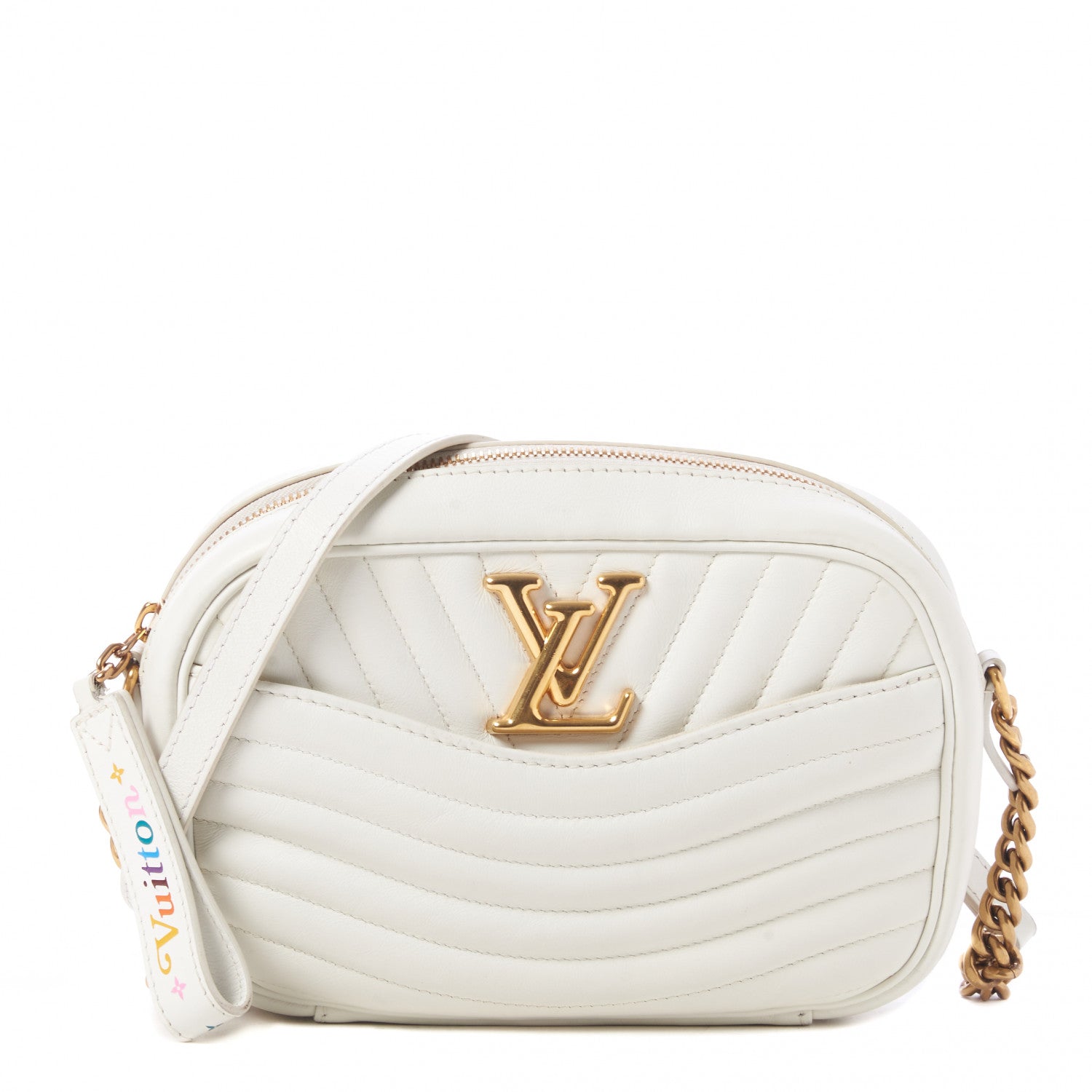 Louis Vuitton Calfskin New Wave Camera Bag White 1 of 8