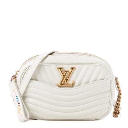 Louis Vuitton Calfskin New Wave Camera Bag White 1 of 8