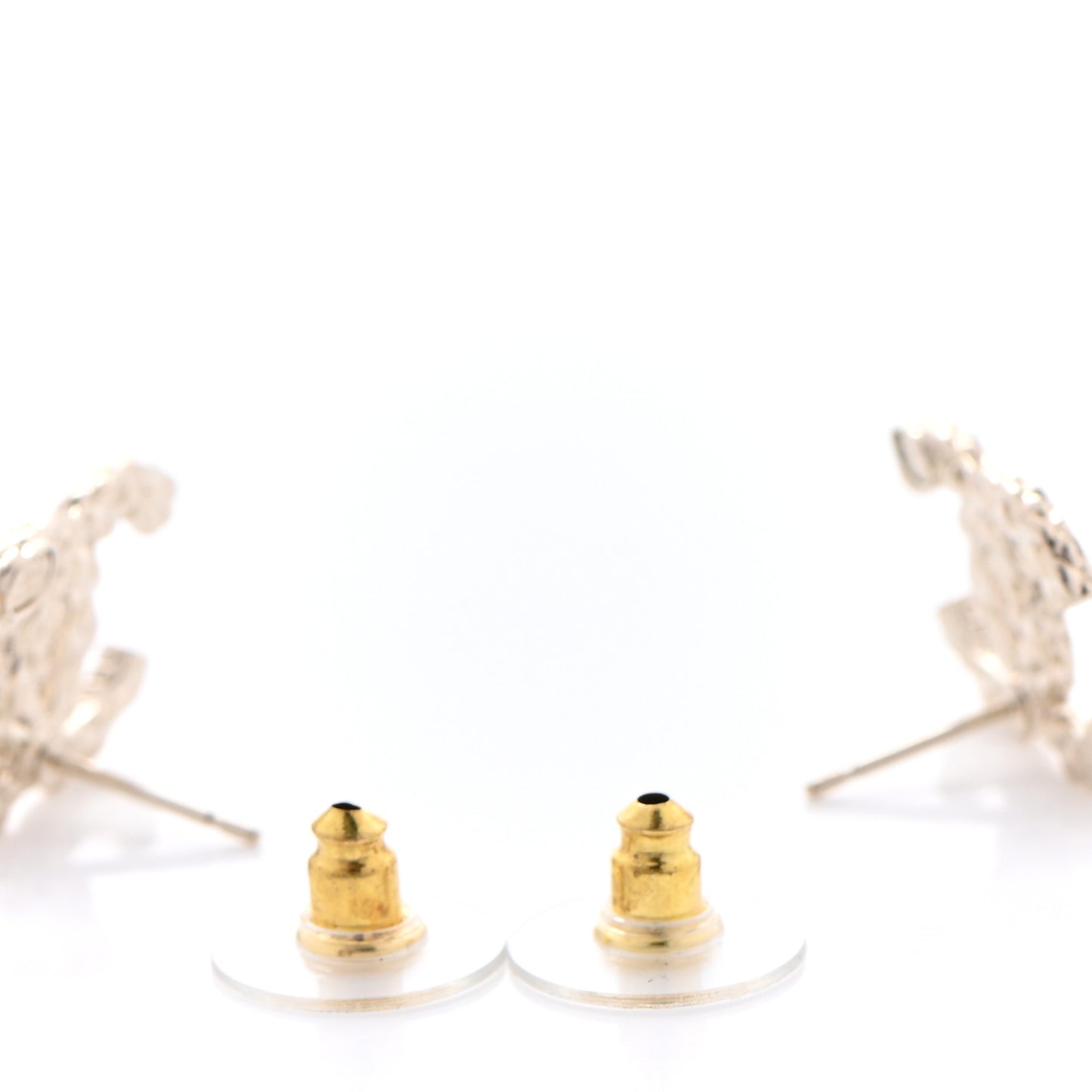 Crystal CC Earrings Gold