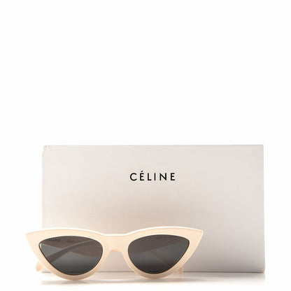 Celine Acetate Cat Eye Sunglasses CL40019I Ivory 8 of 8