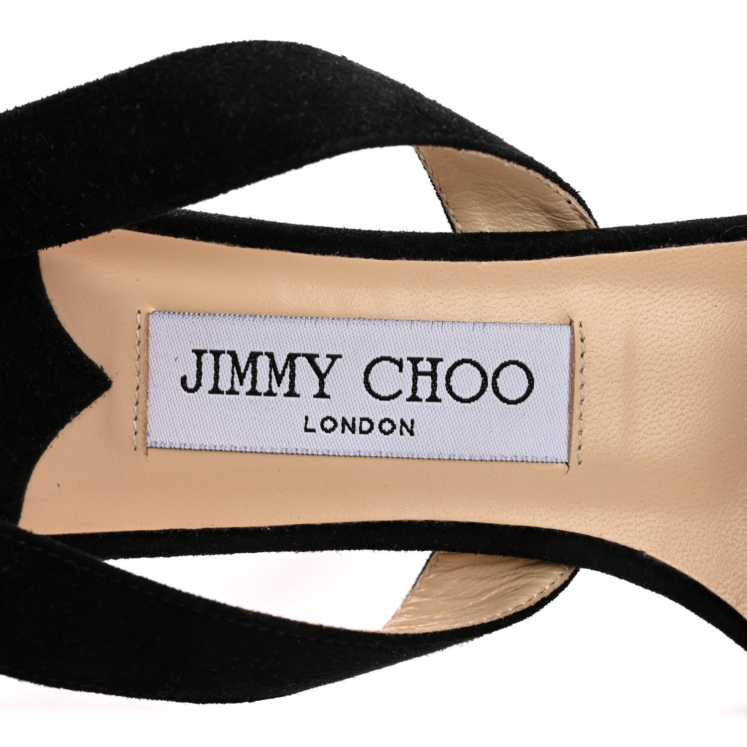 Jimmy Choo Suede Lottie Sandals 35.5 Black 8 of 10
