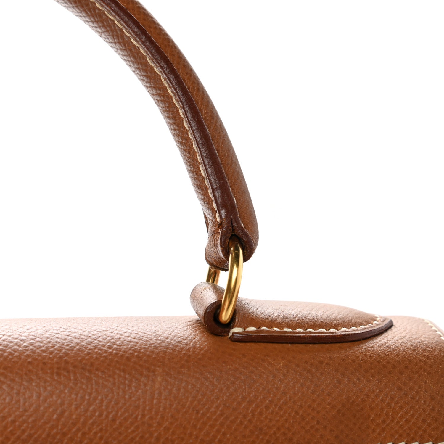 Hermes Courchevel Kelly Sellier 28 Gold 11 of 18