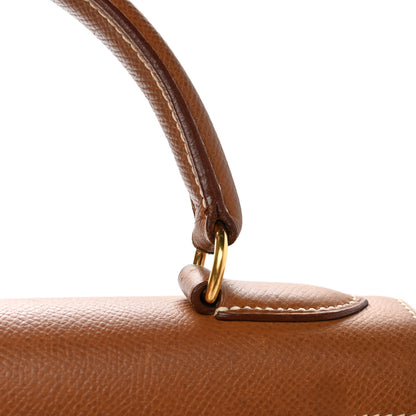 Hermes Courchevel Kelly Sellier 28 Gold 11 of 18