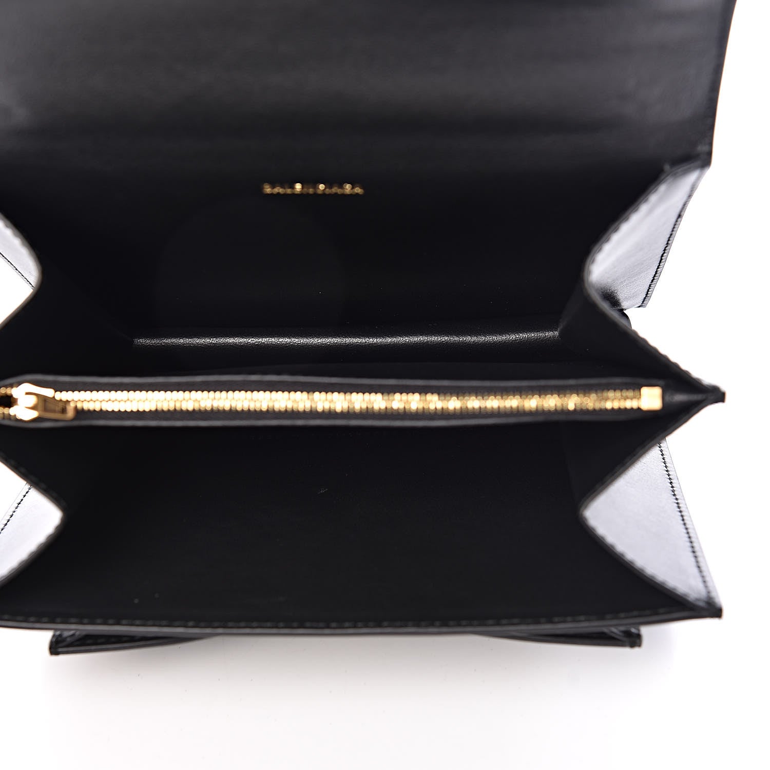 Balenciaga Box Calfskin S Sharp Chain Shoulder Bag Black 5 of 9