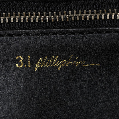 3.1 Phillip Lim 3.1 Calfskin 31 Minute Clutch Black 7 of 8