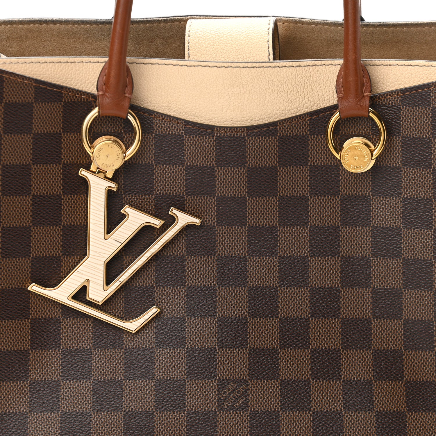 Louis Vuitton Damier Ebene LV Riverside Creme 8 of 19