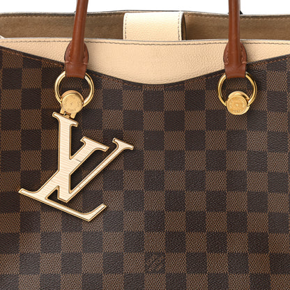 Louis Vuitton Damier Ebene LV Riverside Creme 8 of 19