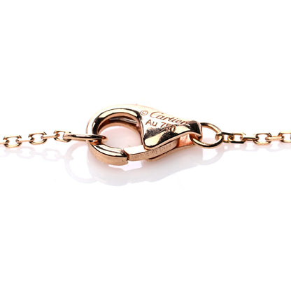 Cartier 18K Pink Gold Diamond Black Onyx XS Amulette de Cartier Pendant Necklace 4 of 5