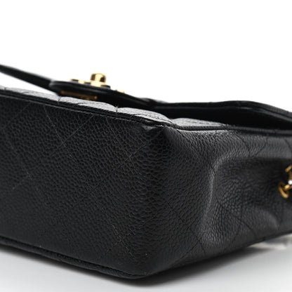 Chanel Caviar Quilted Mini Square Flap Black 10 of 10