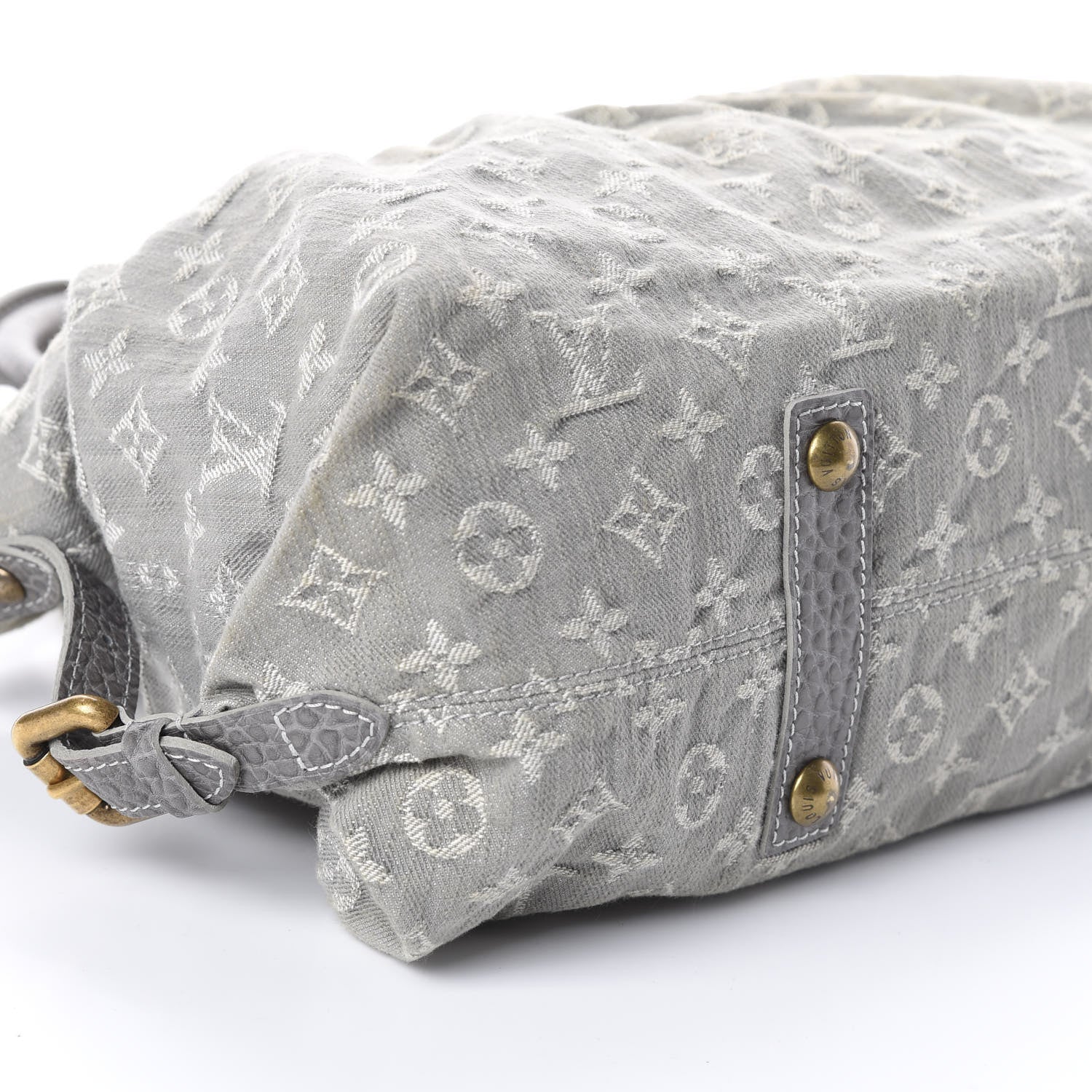 Louis Vuitton Denim Neo Cabby MM Grey 8 of 9