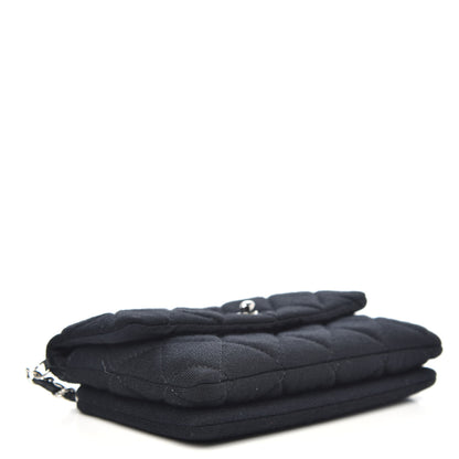 Chanel Jersey Quilted Mini Flap Black 4 of 10