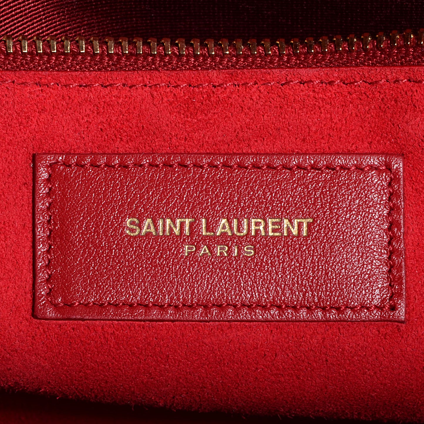 Smooth Calfskin Large Sac De Jour Rouge