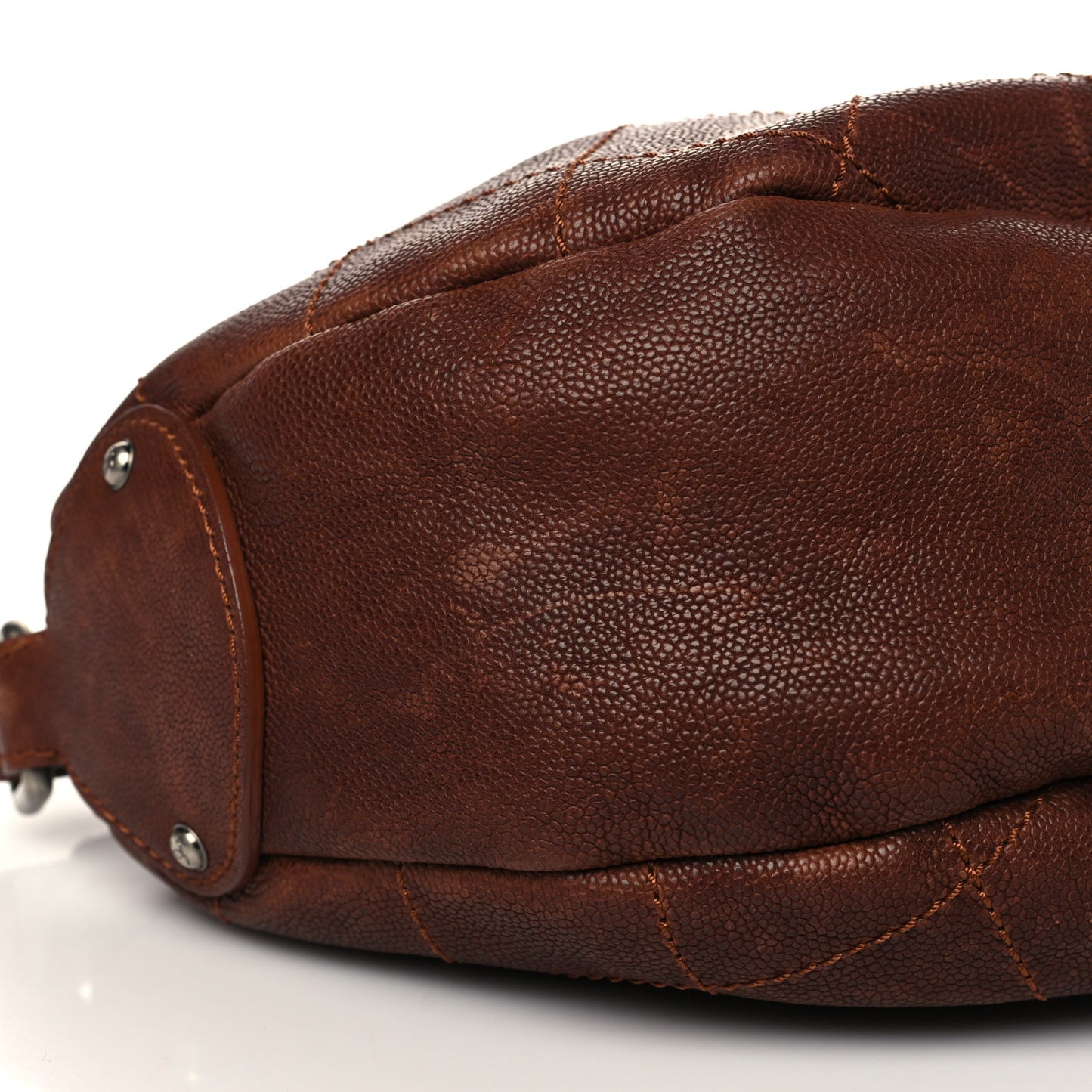 Caviar Stitched Outdoor Ligne Hobo Brown