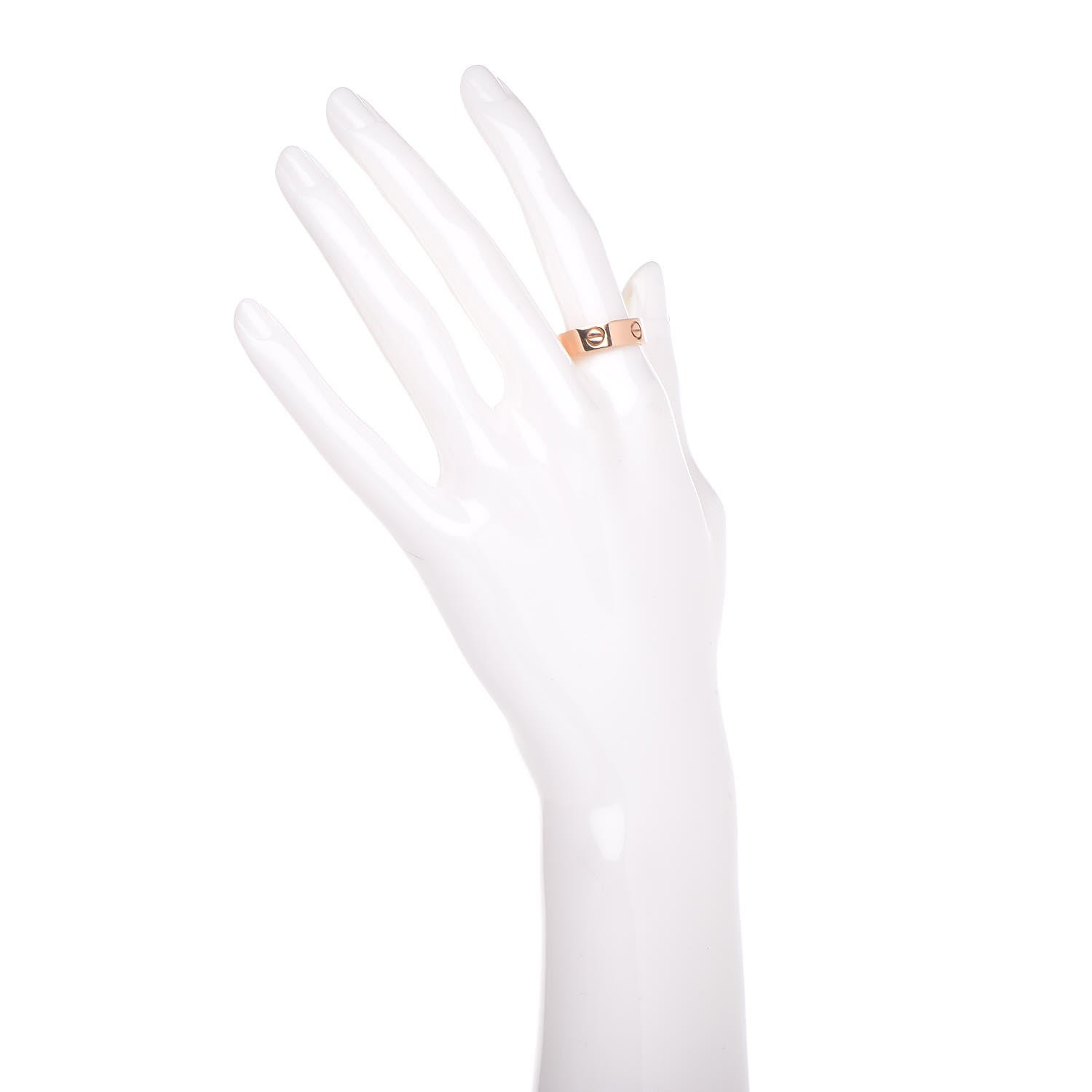 Cartier 18K Pink Gold 5.5mm LOVE Ring 55 7.25 2 of 5