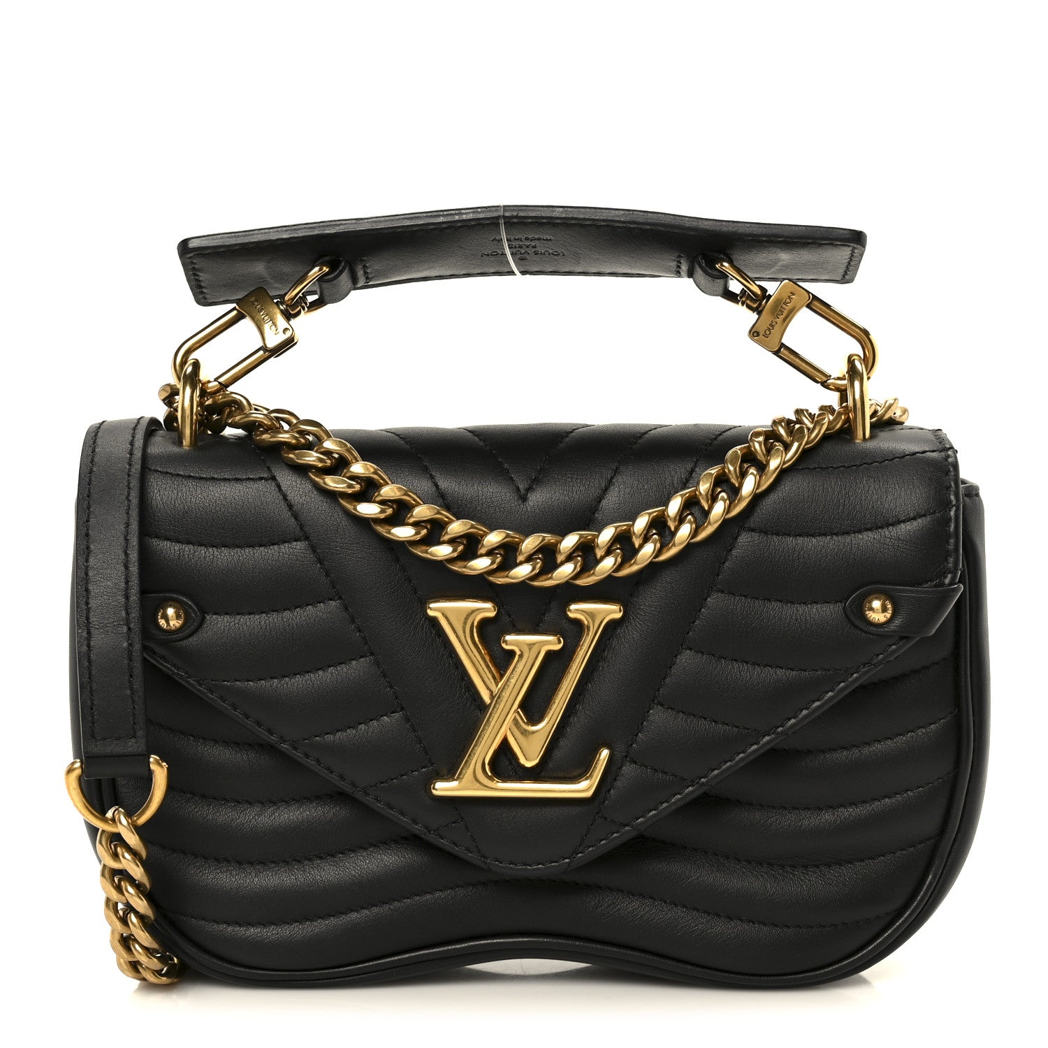 Louis Vuitton Calfskin New Wave Chain PM Black 1 of 12