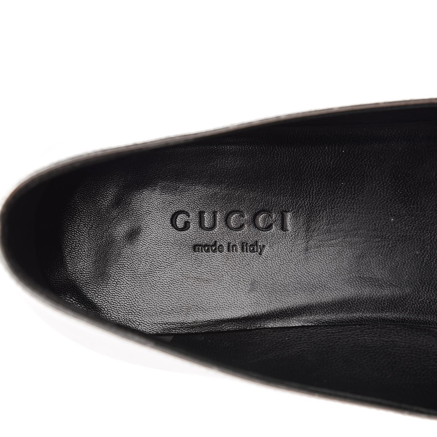 Gucci Metallic Calfskin Womens Horsebit Loafers 36 Silver 10 of 13