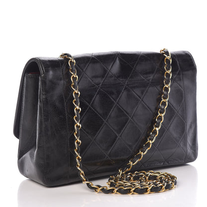 Chanel Lambskin Quilted Small Single Flap Black 3 of 29
