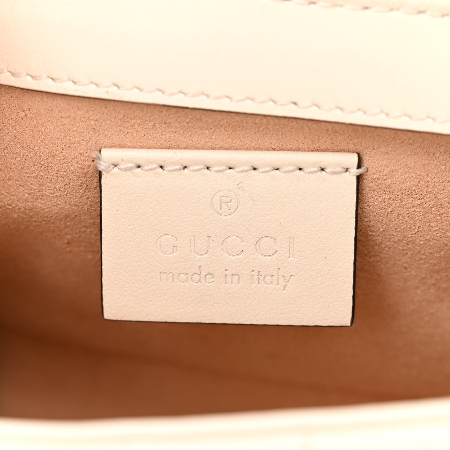 Gucci Calfskin Crystal Matelasse Aria Super Mini GG Marmont Shoulder Bag Mystic White Multicolor 6 of 11