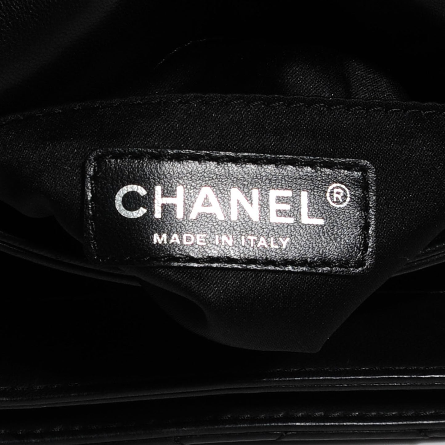 Lambskin Quilted Mini Chanel 3 Flap Black