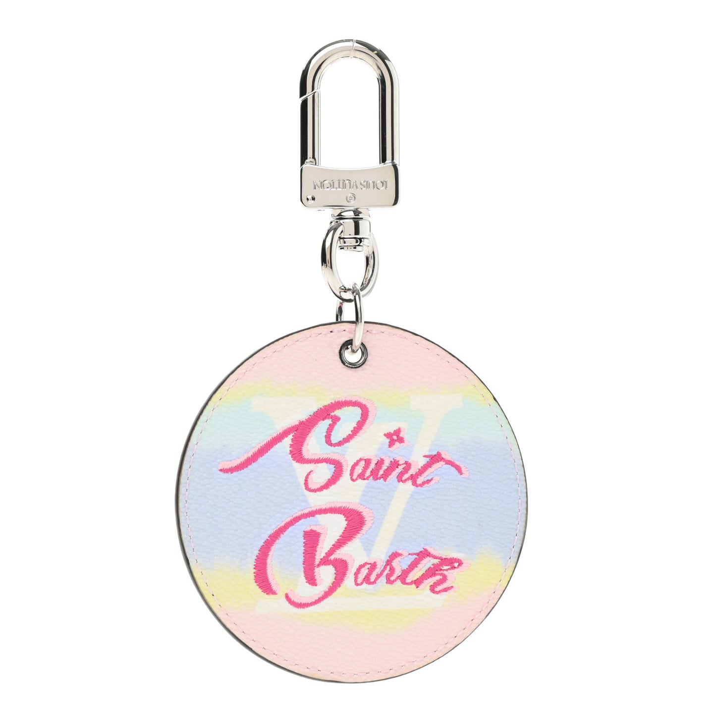 Monogram Escale Saint Barth Bag Charm Key Holder Pastel