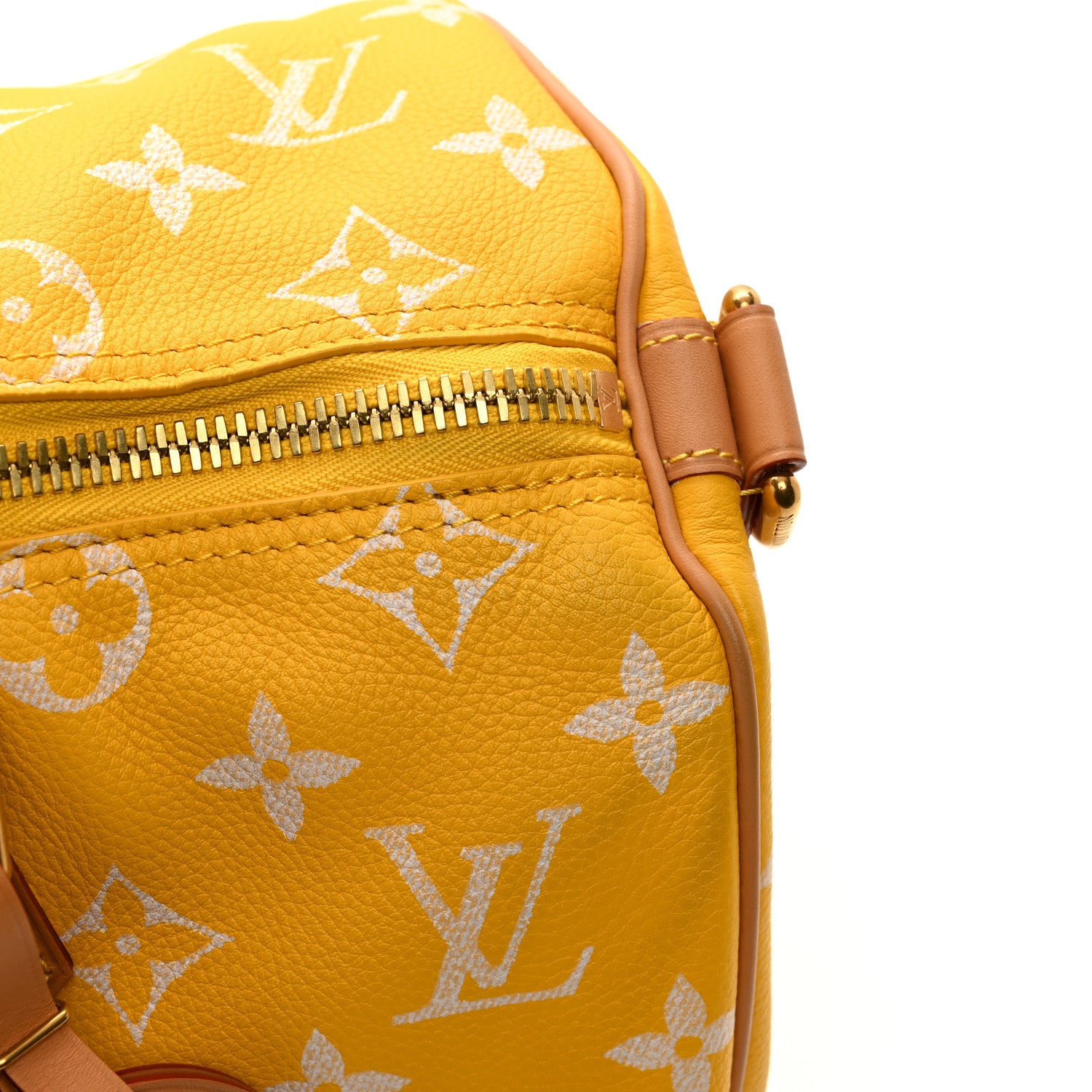 Louis Vuitton Calfskin Monogram Speedy P9 Bandouliere 40 Yellow 11 of 14