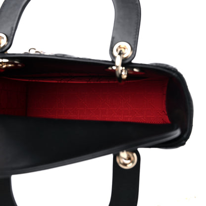 Christian Dior Lambskin Cannage Small My ABCDior Lady Dior Black 4 of 8