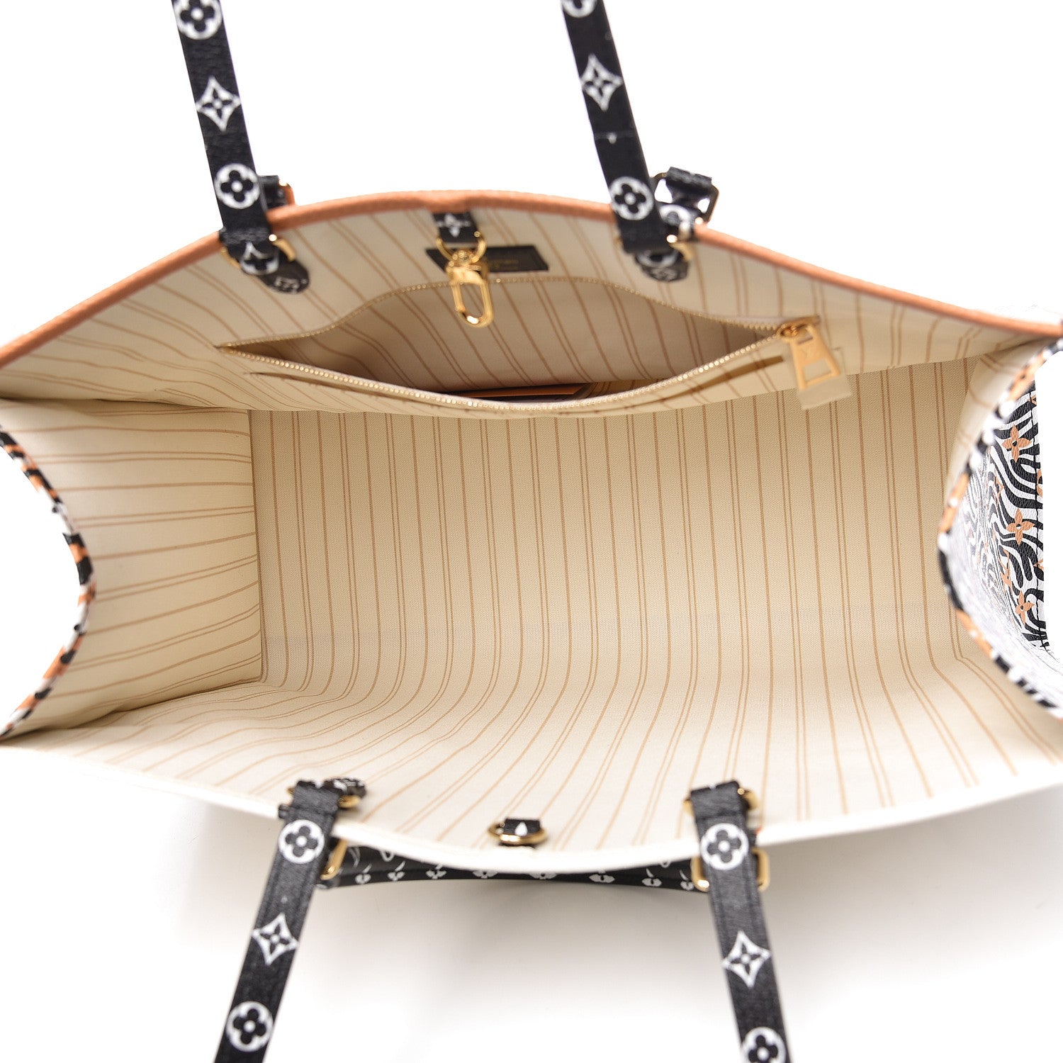 Louis Vuitton Monogram Giant Jungle Onthego GM Ivory 5 of 11