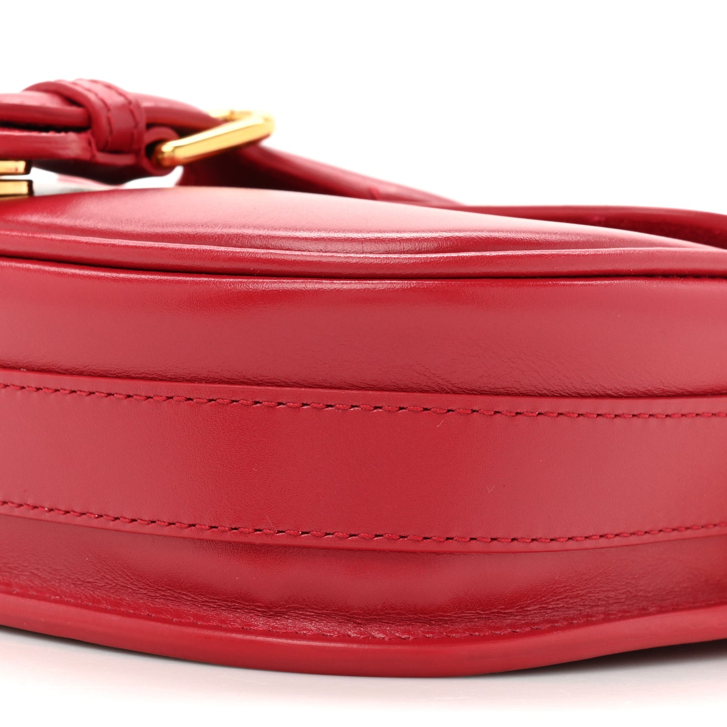 Box Calfskin Small Bobby Flap Red