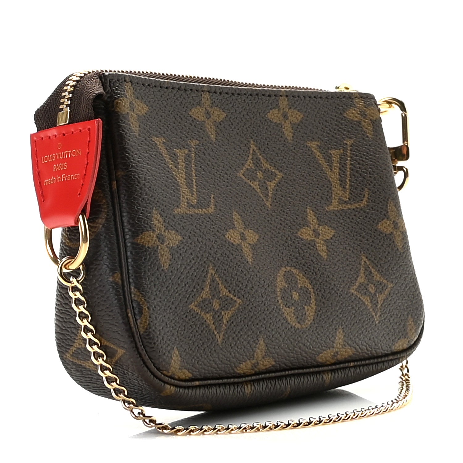 Louis Vuitton Monogram 2020 Christmas Animation Bumper Cars Mini Pochette Accessories Coquelicot 3 of 10