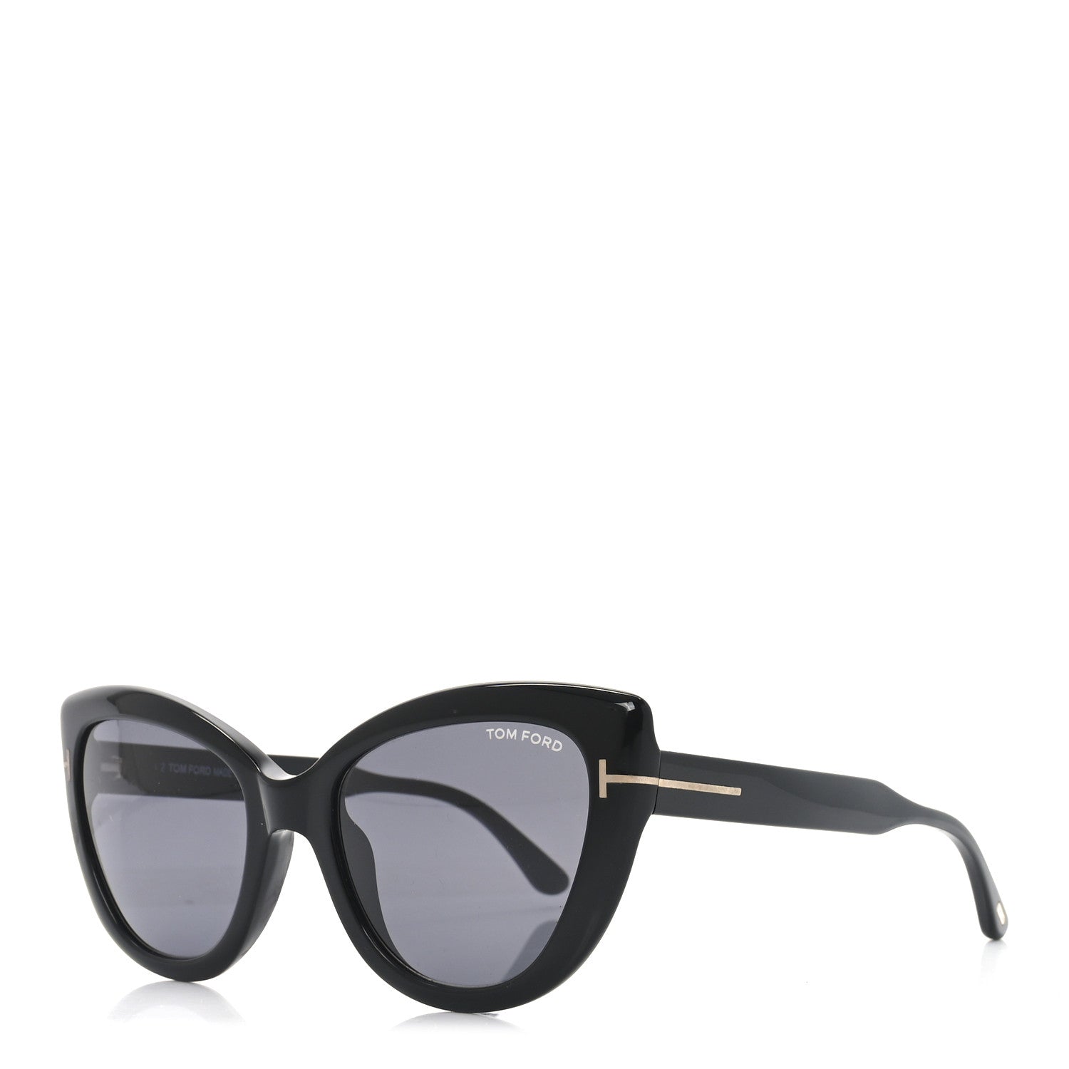 Tom Ford Acetate Anya Cat Eye Sunglasses TF762 Black 1 of 7
