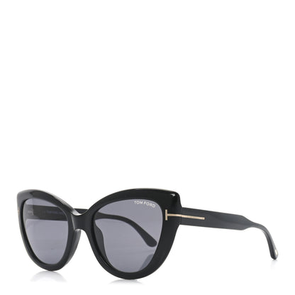 Tom Ford Acetate Anya Cat Eye Sunglasses TF762 Black 1 of 7