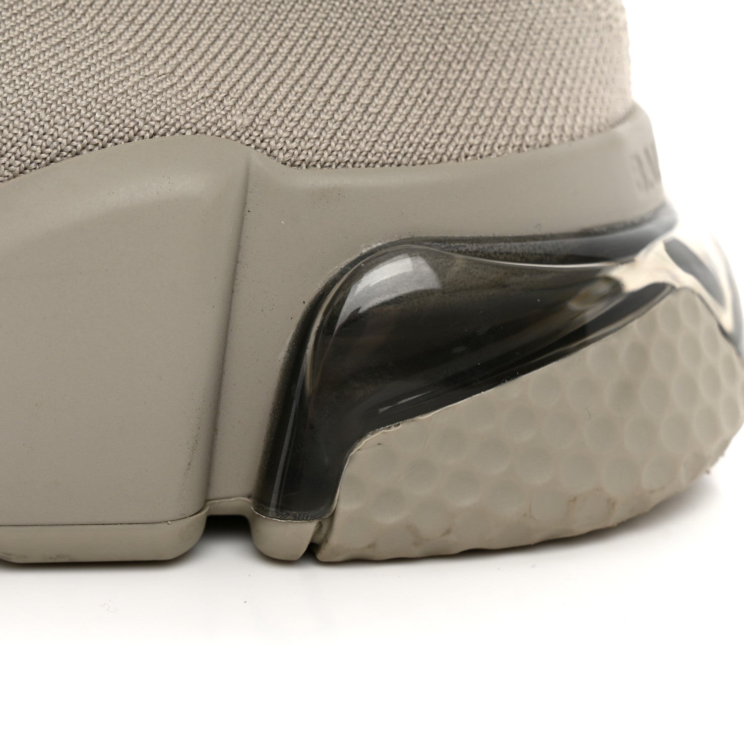 Balenciaga Technical 3D Recycled Knit Clear Sole Womens Speed Sneakers 36 Light Brown 13 of 13
