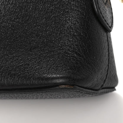 Gucci Calfskin GG Web Small Ophidia Dome Shoulder Bag Black 14 of 16