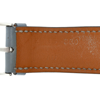 Hermes Swift 45mm Apple Watch Single Tour Band Bleu Lin 4 of 4