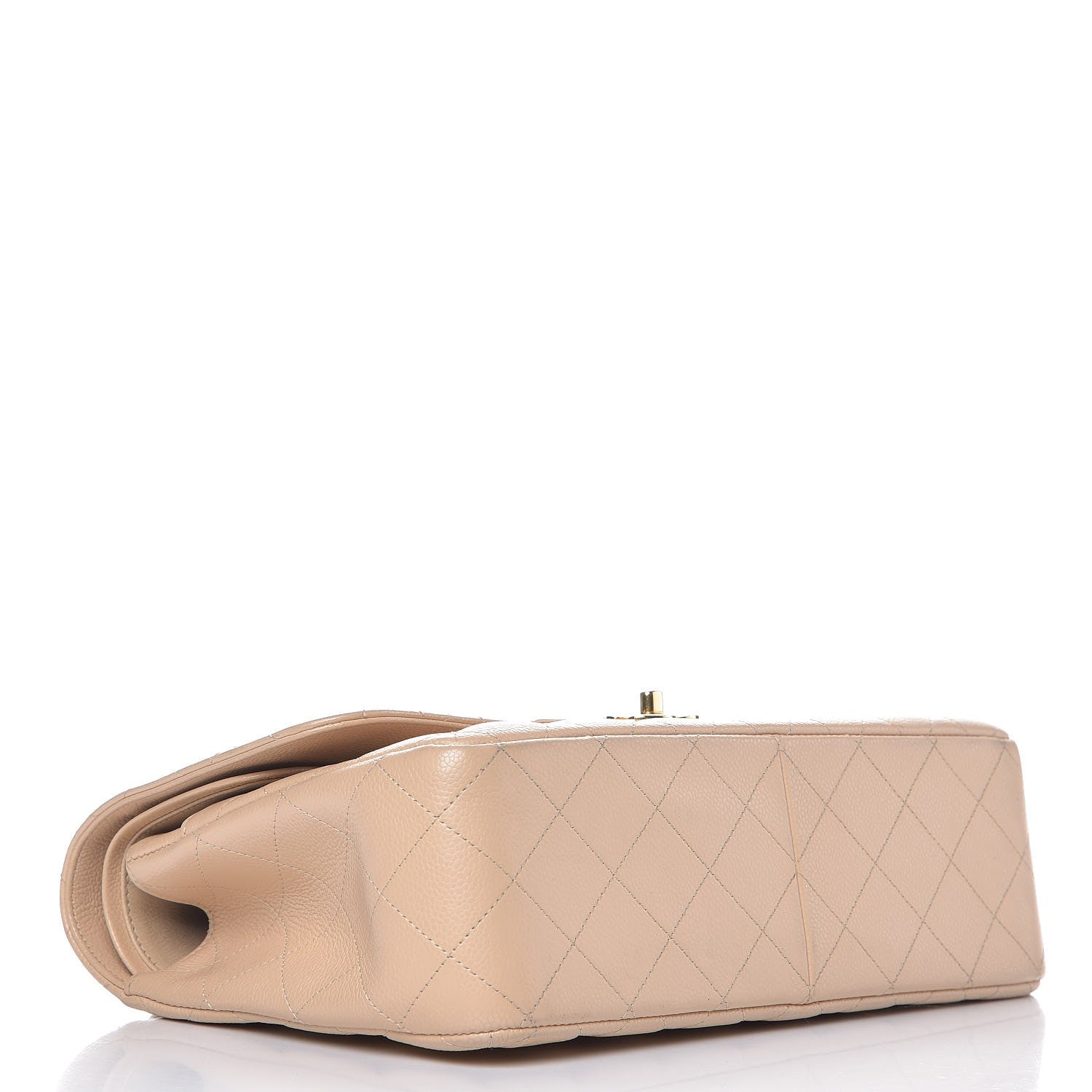 Chanel Caviar Quilted Jumbo Double Flap Beige Clair 4 of 13