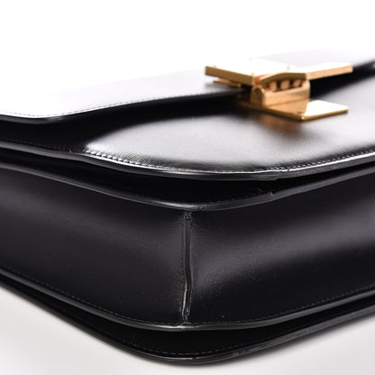 Celine Box Calfskin Medium Classic Box Flap Bag Black 7 of 8