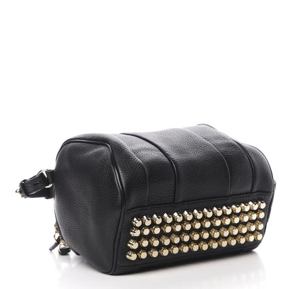 Alexander Wang Pebbled Lambskin Rockie Black Pale Gold Hardware 5 of 11