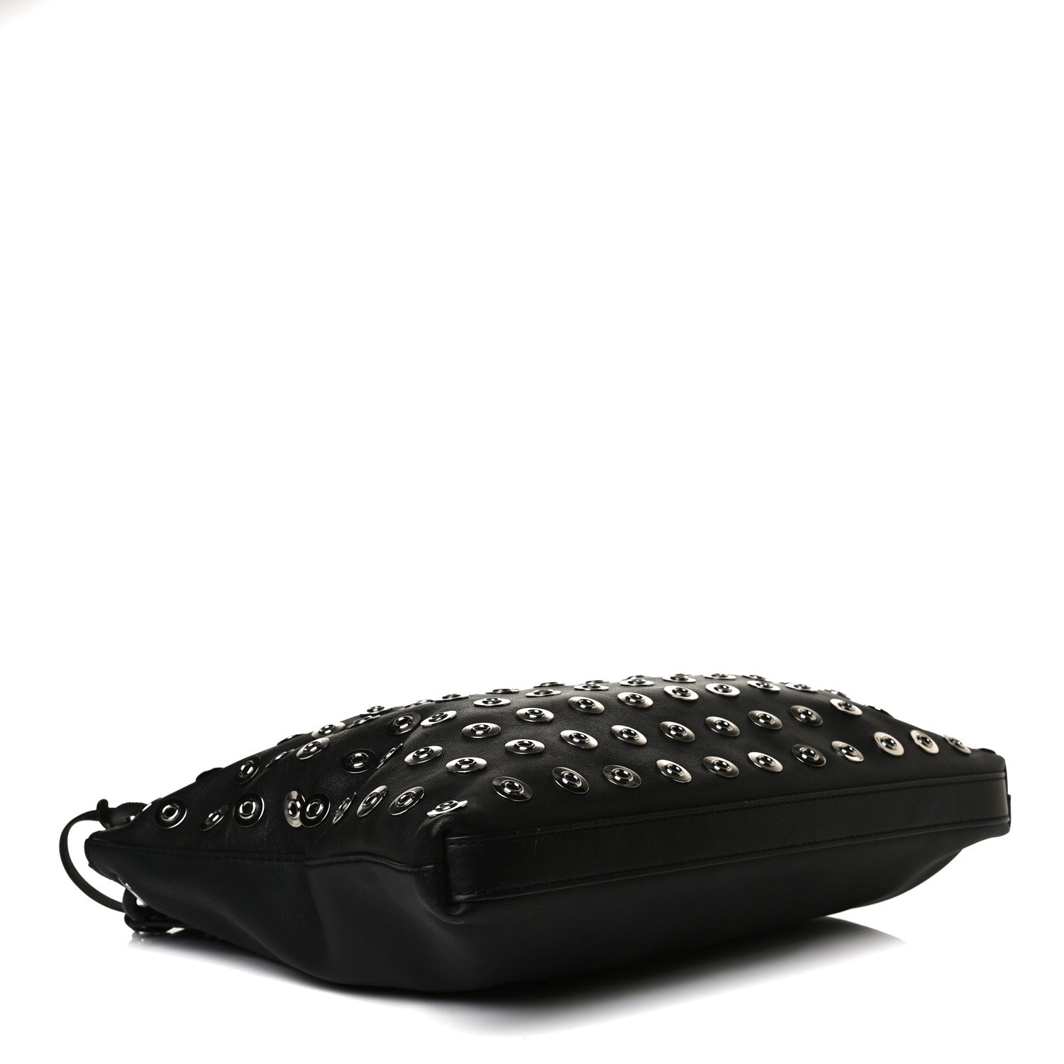 Burberry Calfskin Medium Eyelet Hobo Black 4 of 18