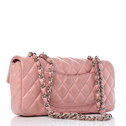 Chanel Lambskin Quilted East West Flap Pink 4 of 14