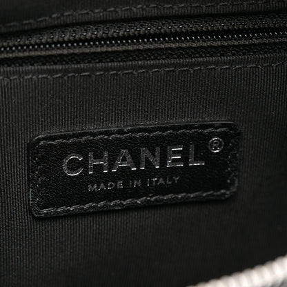 Chanel Calfskin Chain 20s Signe Waist Bag Black 6 of 12