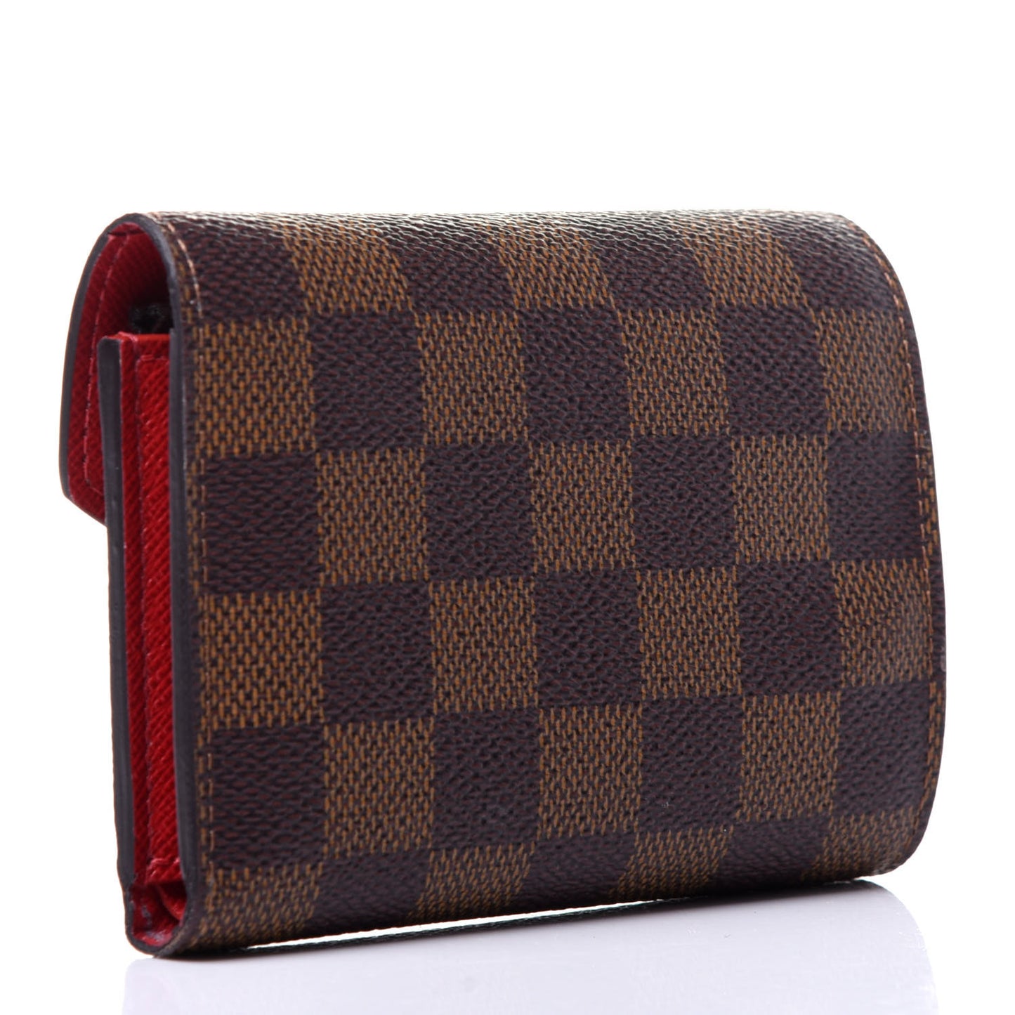Damier Ebene Victorine Wallet Cherry